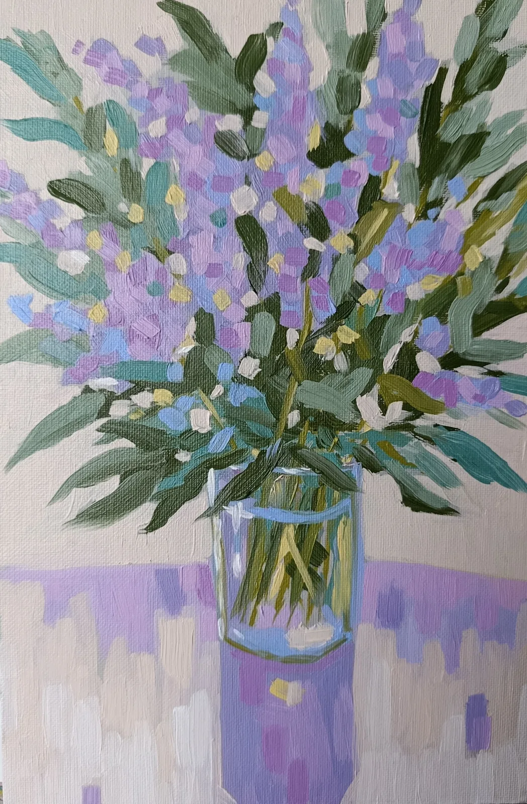 Картина «Сиреневый букетик» — Екатерина Сокуренко, Натюрморт, аукцион Artstore