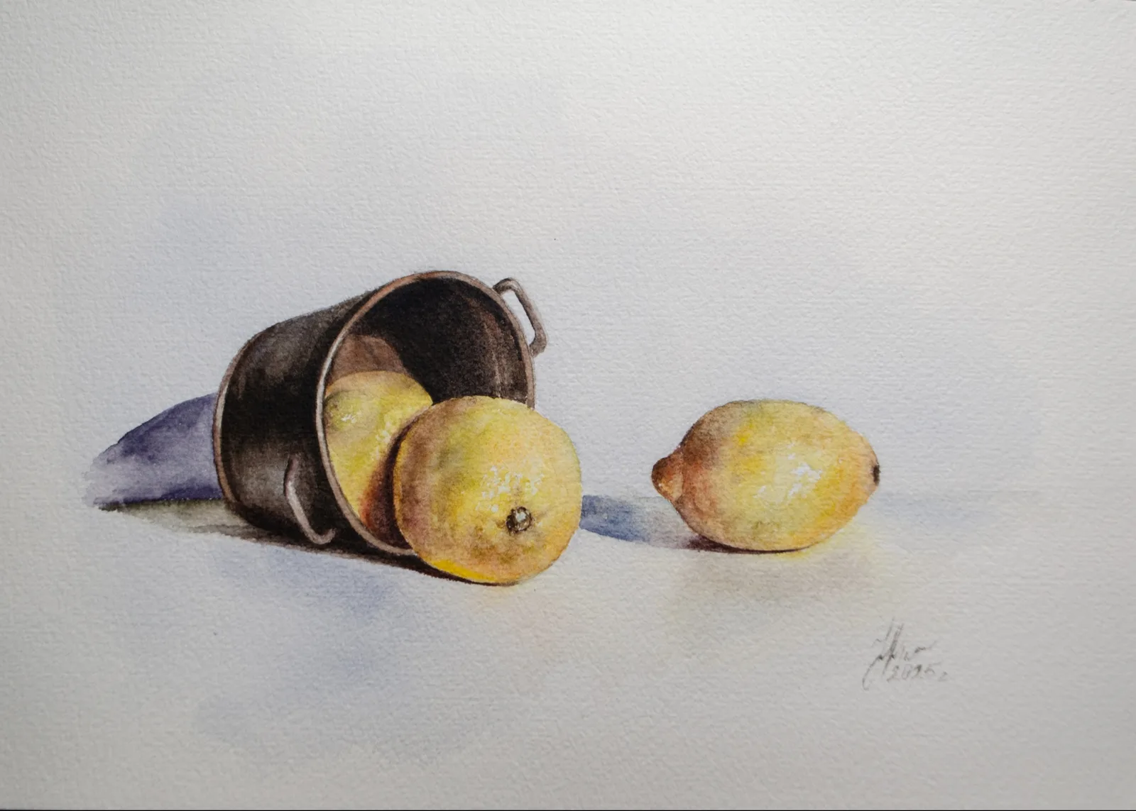 Картина «"Лимоны"» — Юлия Уфимцева, Натюрморт, аукцион Artstore