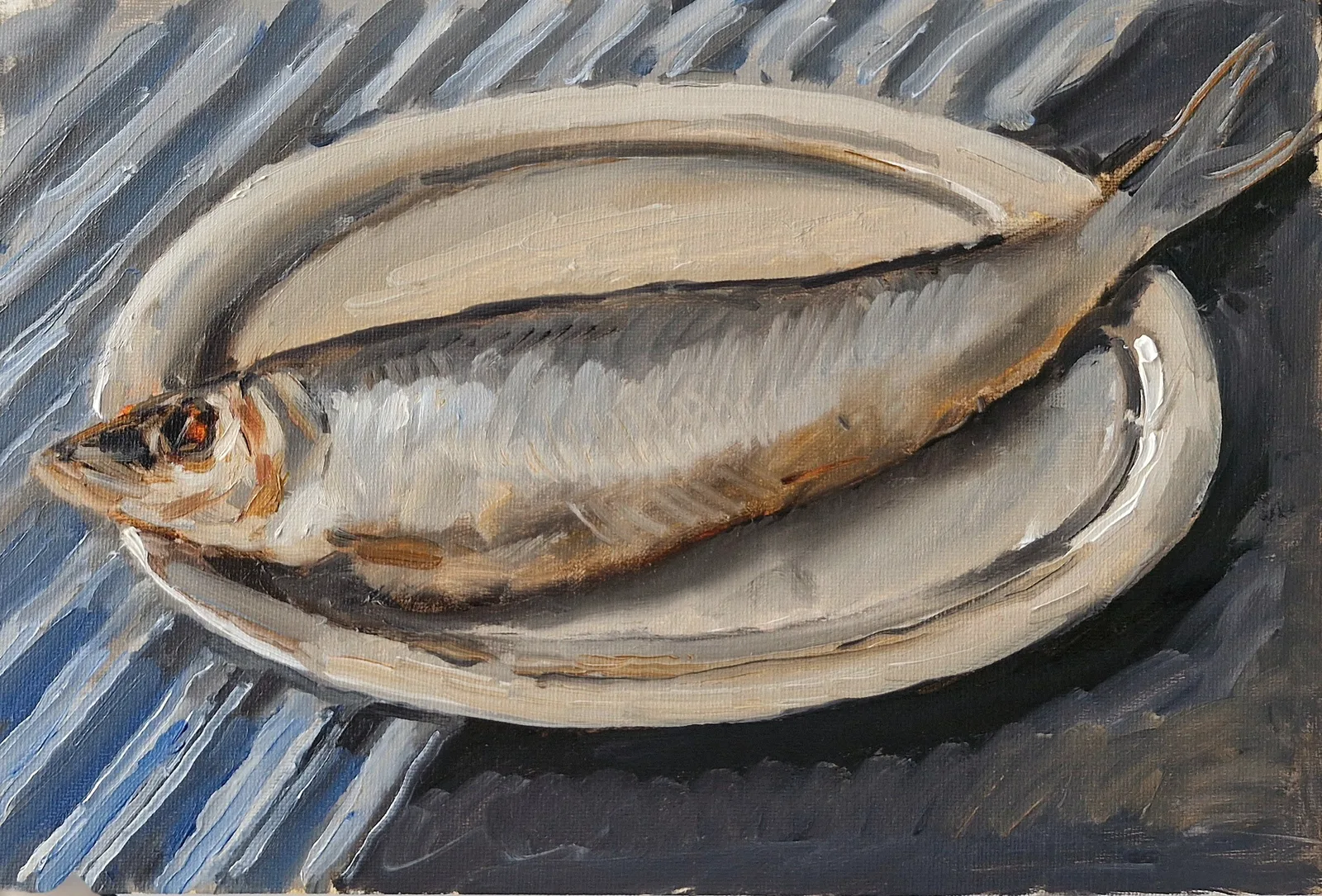 Картина «Селёдка» — Светлана Родионова, Натюрморт, аукцион Artstore