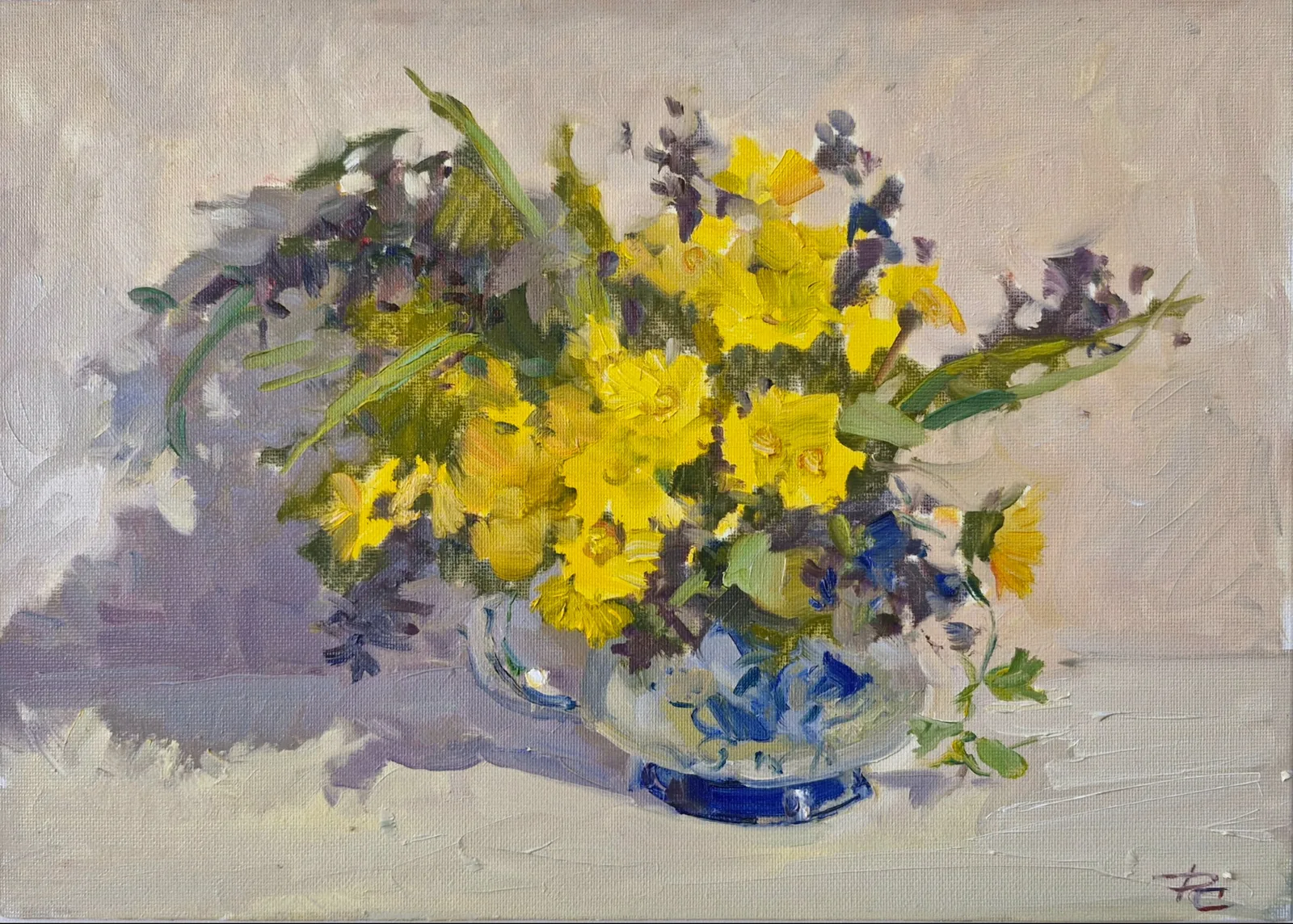 Картина «Солнечная мать-и- мачеха» — Светлана Родионова, Натюрморт, аукцион Artstore