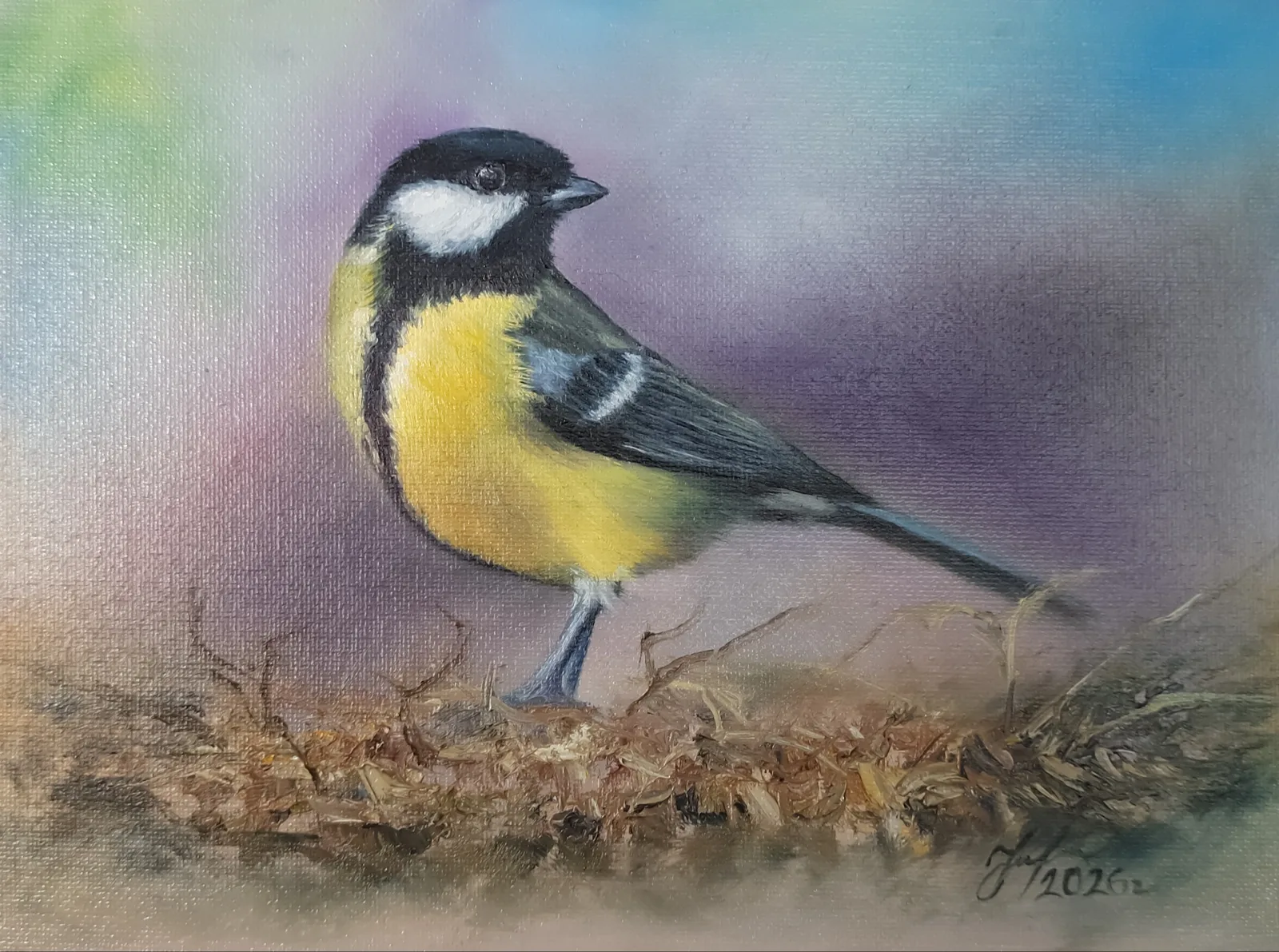 Картина «Синица» — Юлия Уфимцева, Другое, аукцион Artstore