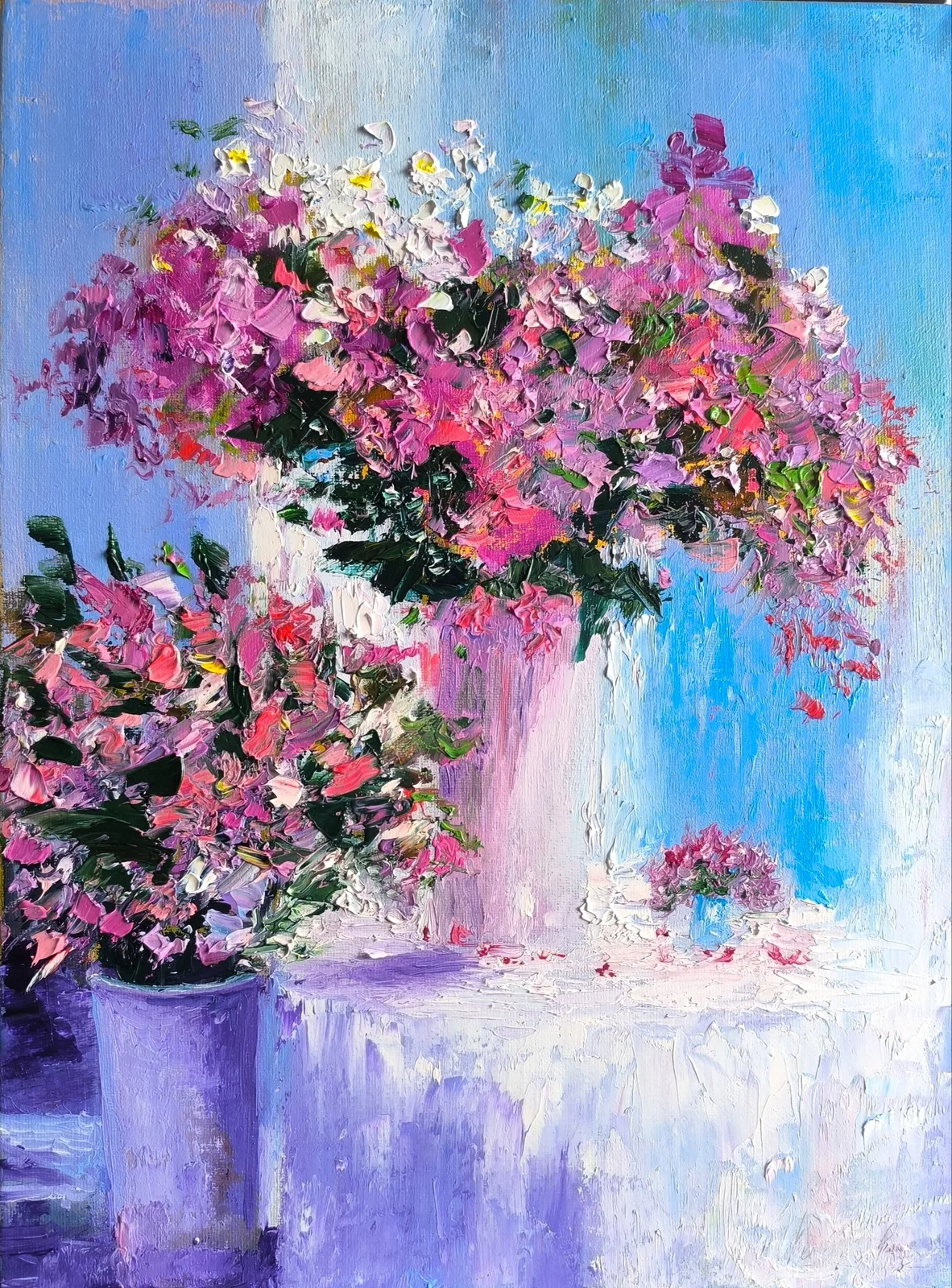 Картина «Воздушные цветы» — Юлия Киселева, Натюрморт, аукцион Artstore