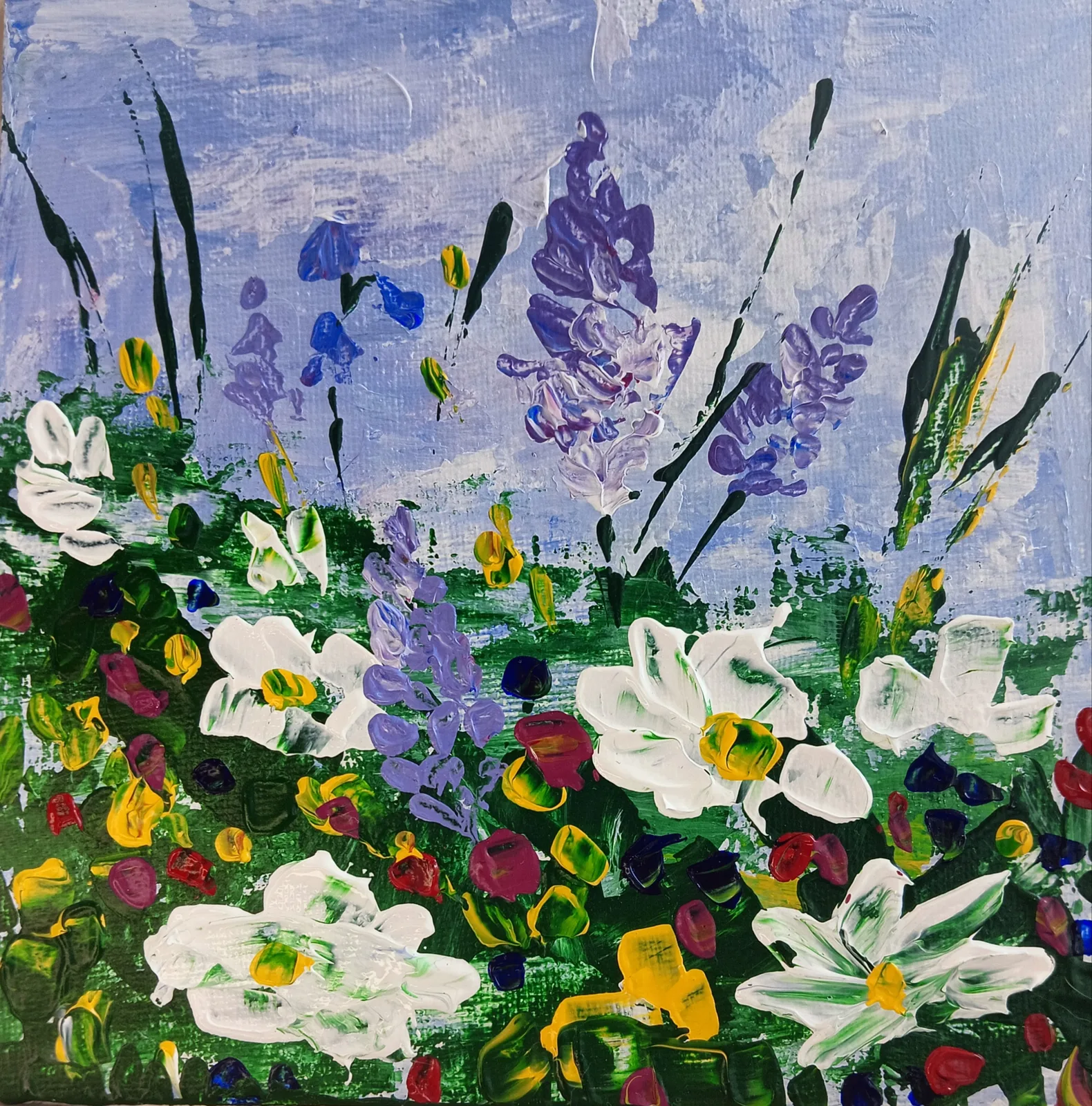 Картина «Картина: Полевые цветы» — Маргарита Соколова, Пейзаж, аукцион Artstore