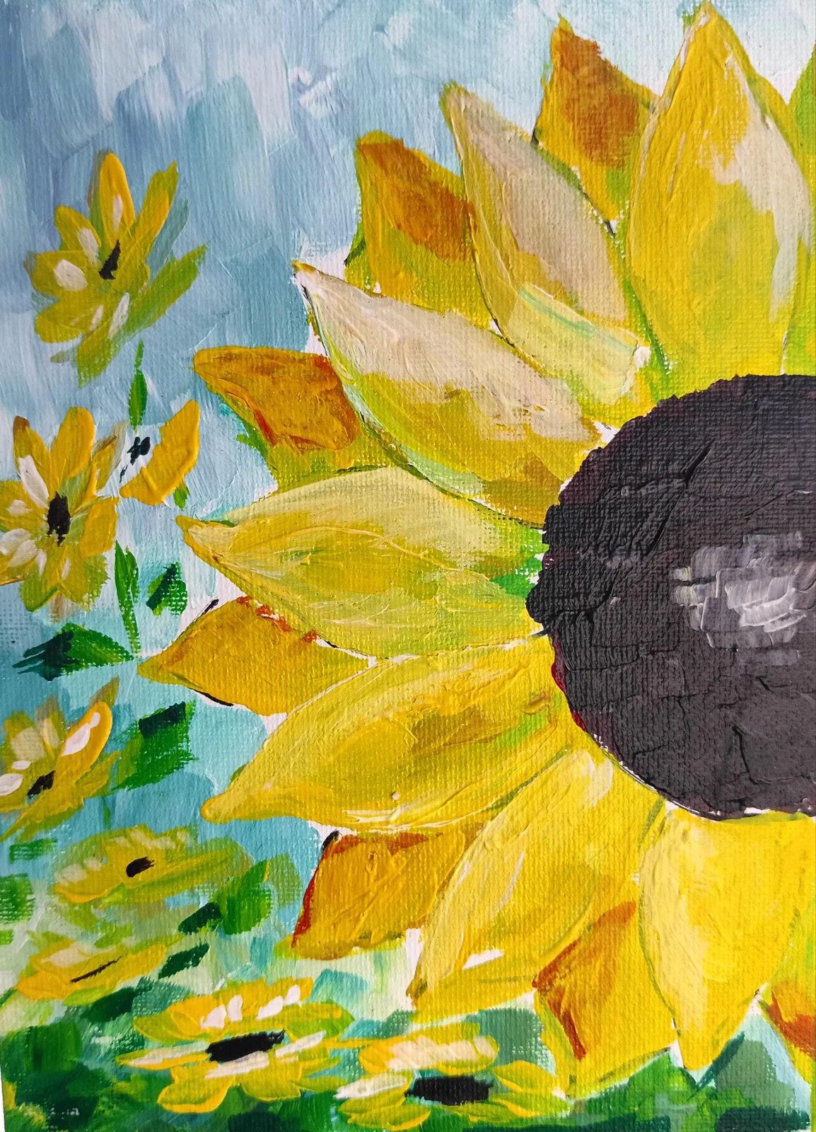 Картина «Танец подсолнухов» — Маргарита Соколова, Пейзаж, аукцион Artstore