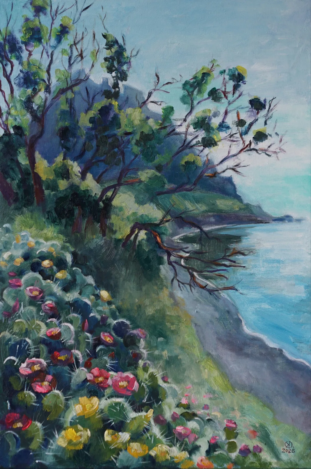 Картина «Июнь на Карадаге» — Ольга Коняева, Пейзаж, аукцион Artstore