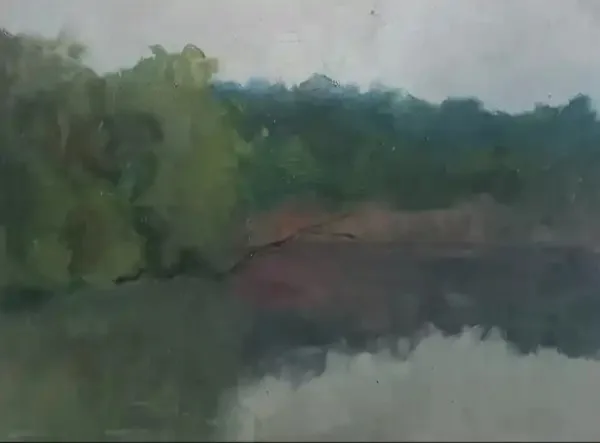 Картина ««У реки»» — Ксения Жданкина, Пейзаж, аукцион Artstore