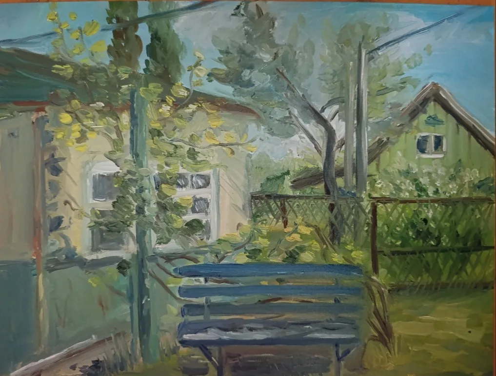 Картина «"Дачное"» — Екатерина Ходакова, Пейзаж, аукцион Artstore