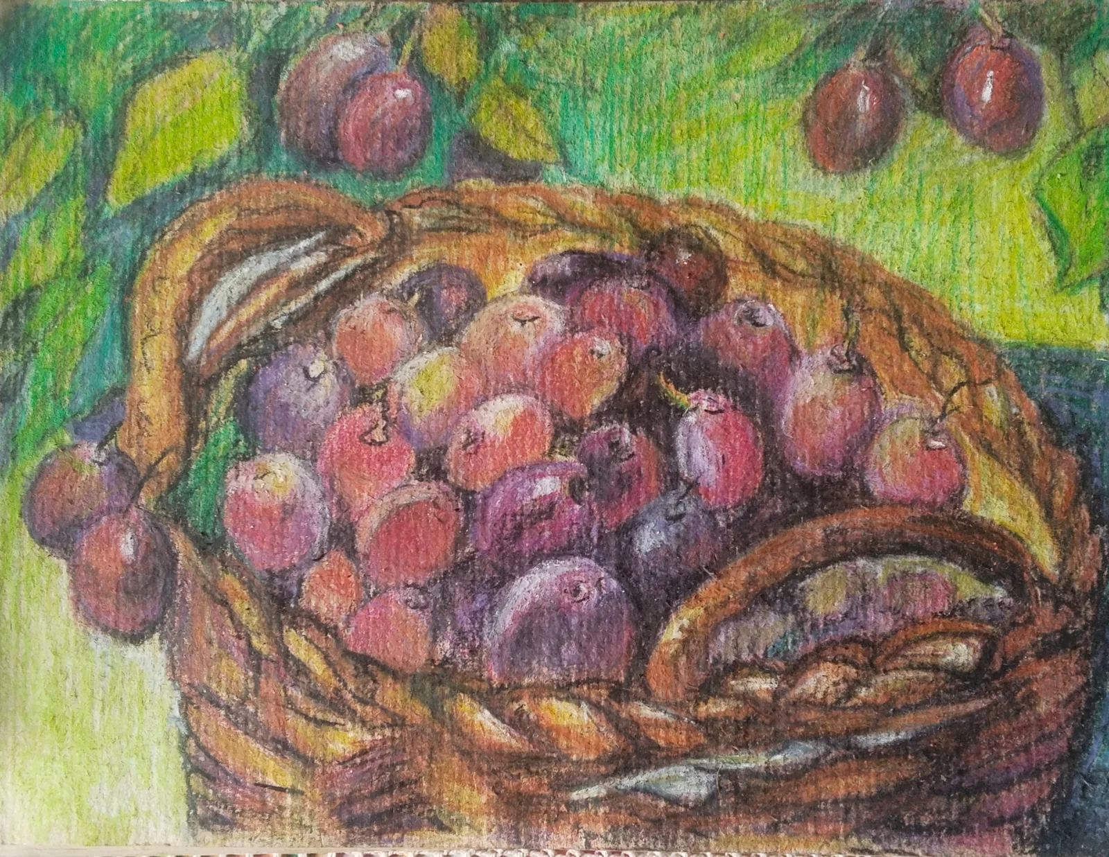 Картина «Урожай сливы» — Валентина Пчелина, Натюрморт, аукцион Artstore