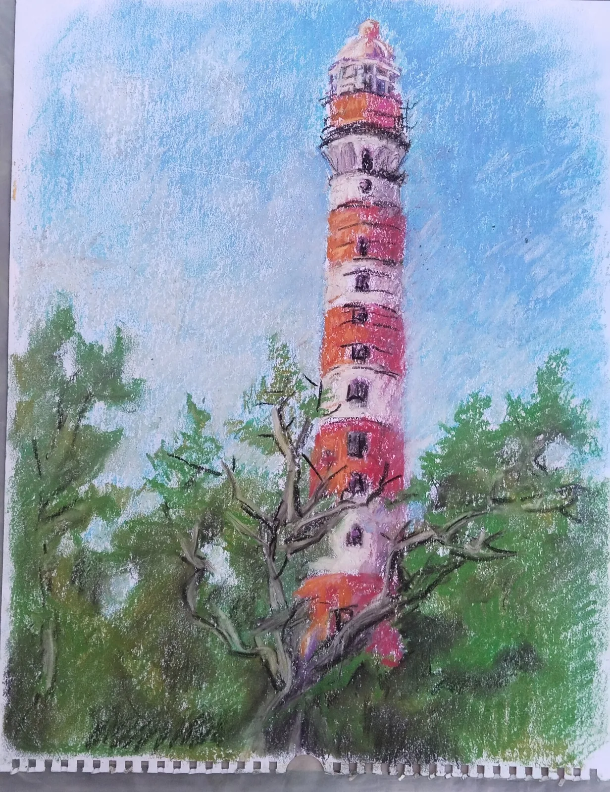 Картина «Ладожский маяк» — Валентина Пчелина, Пейзаж, аукцион Artstore
