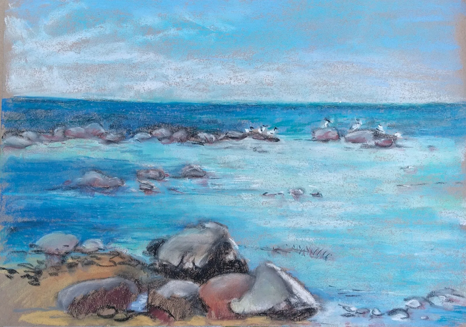 Картина «Вода отошла» — Валентина Пчелина, Пейзаж, аукцион Artstore