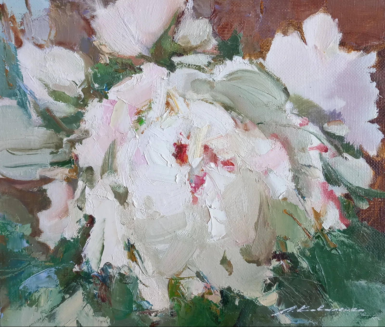 Картина «Пиончик» — Лина Коваленко, Натюрморт, аукцион Artstore