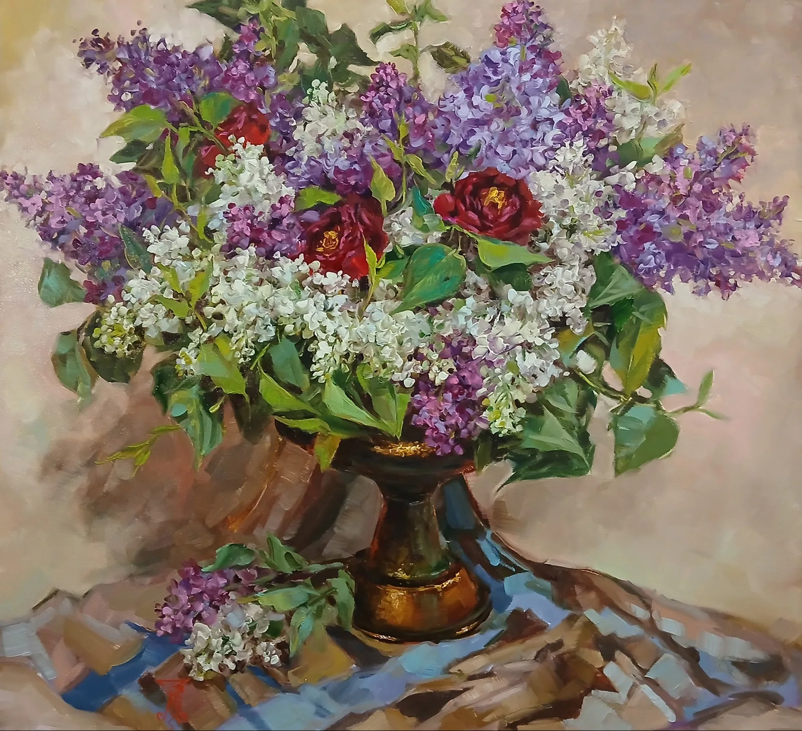 Картина «"Сиреневый вальс"» — Марина Эмзе(Злобина), Натюрморт, аукцион Artstore