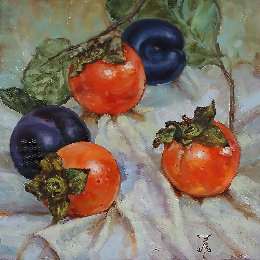 Картина «"Шоколадные корольки и сливы"» — Марина Эмзе(Злобина), Натюрморт, аукцион Artstore