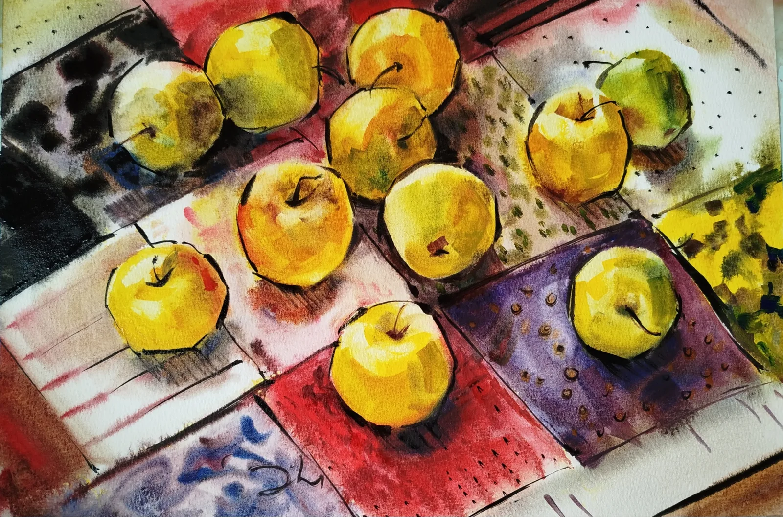 Картина «"Я люблю яблоки"» — Екатерина Аносова, Натюрморт, аукцион Artstore