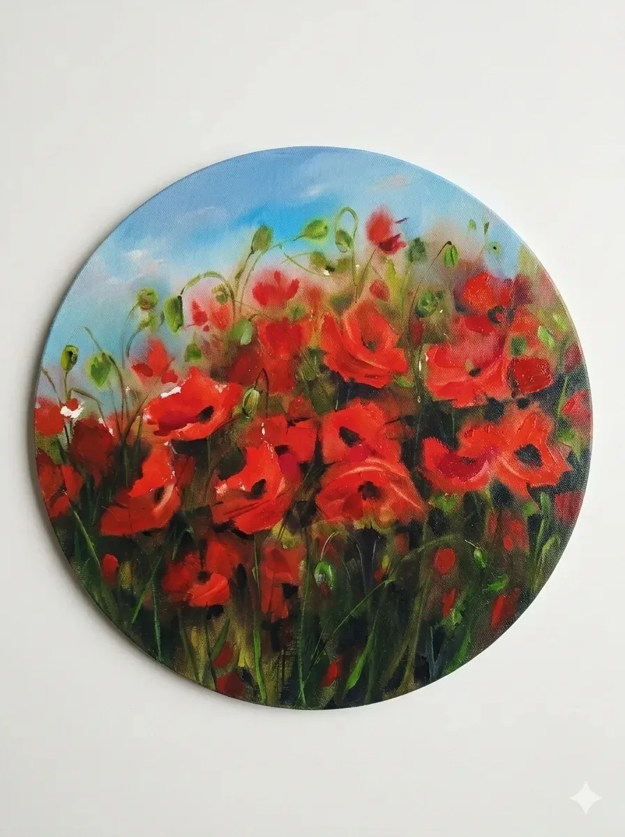 Картина «Цветение маков» — Екатерина Аносова, Другое, аукцион Artstore