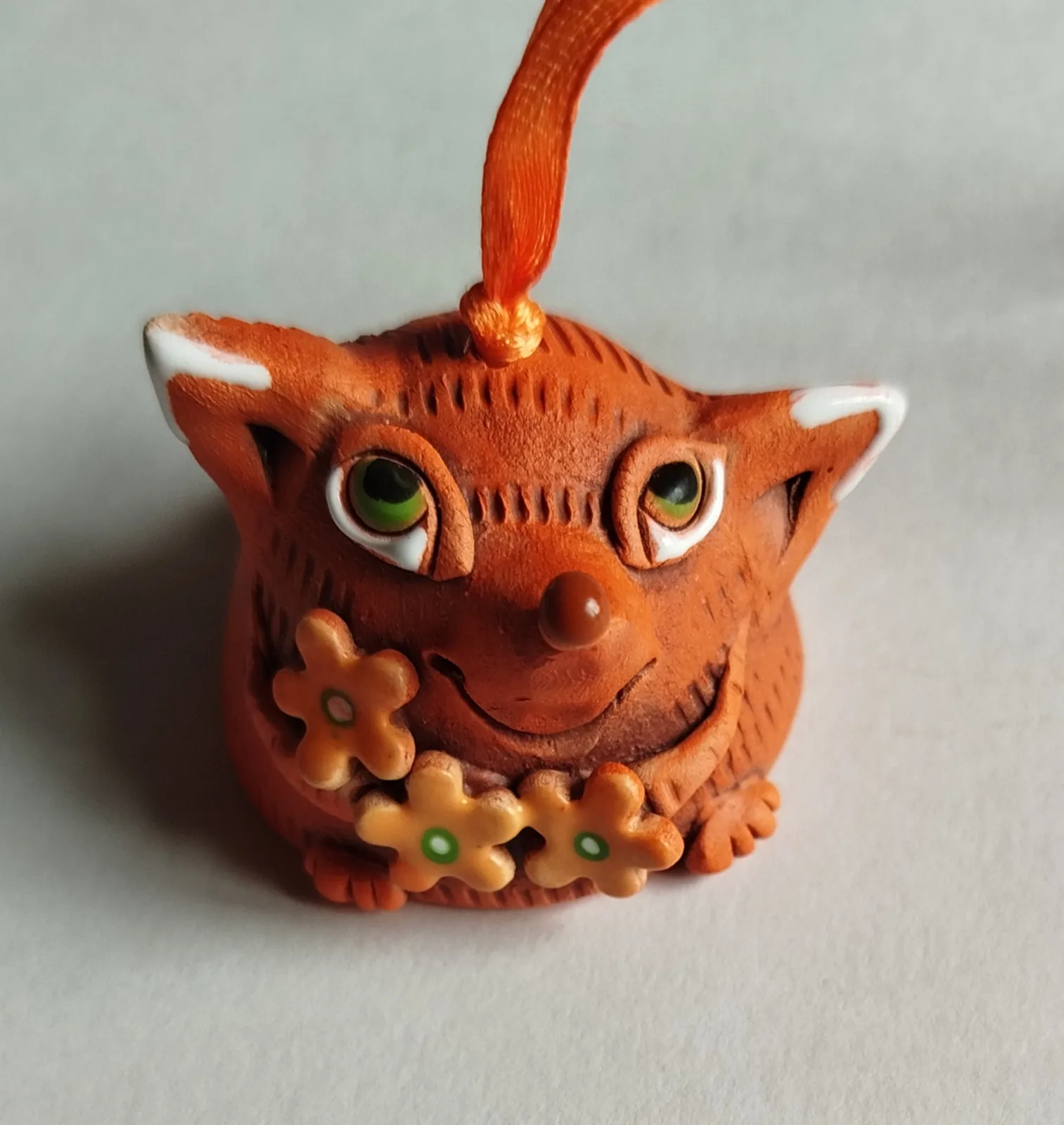 Картина «Колокольчик Лисичка маленькая с цветами» — Екатерина Аносова, Керамика, аукцион Artstore