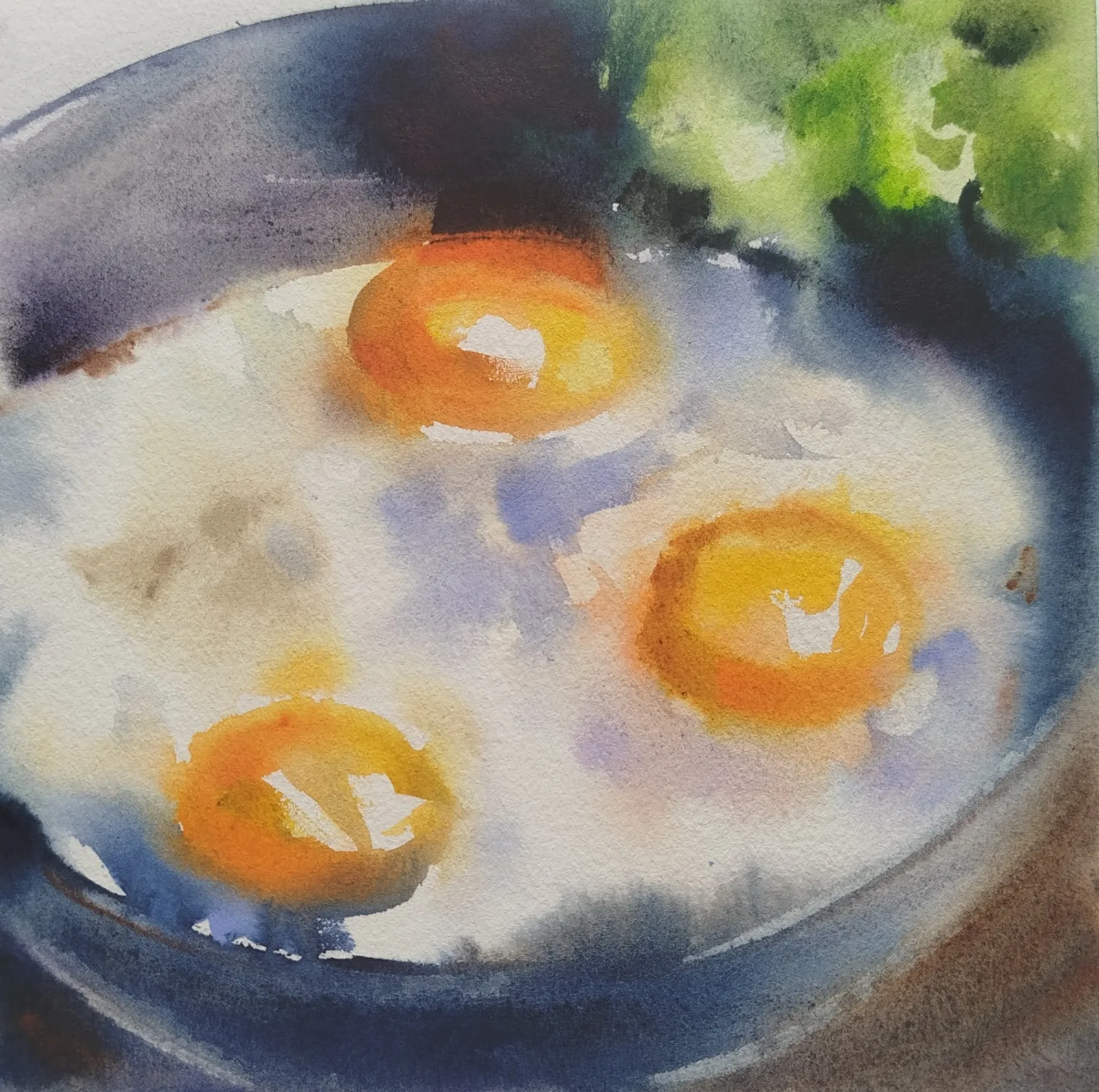 Картина «Яичница» — Екатерина Аносова, Натюрморт, аукцион Artstore