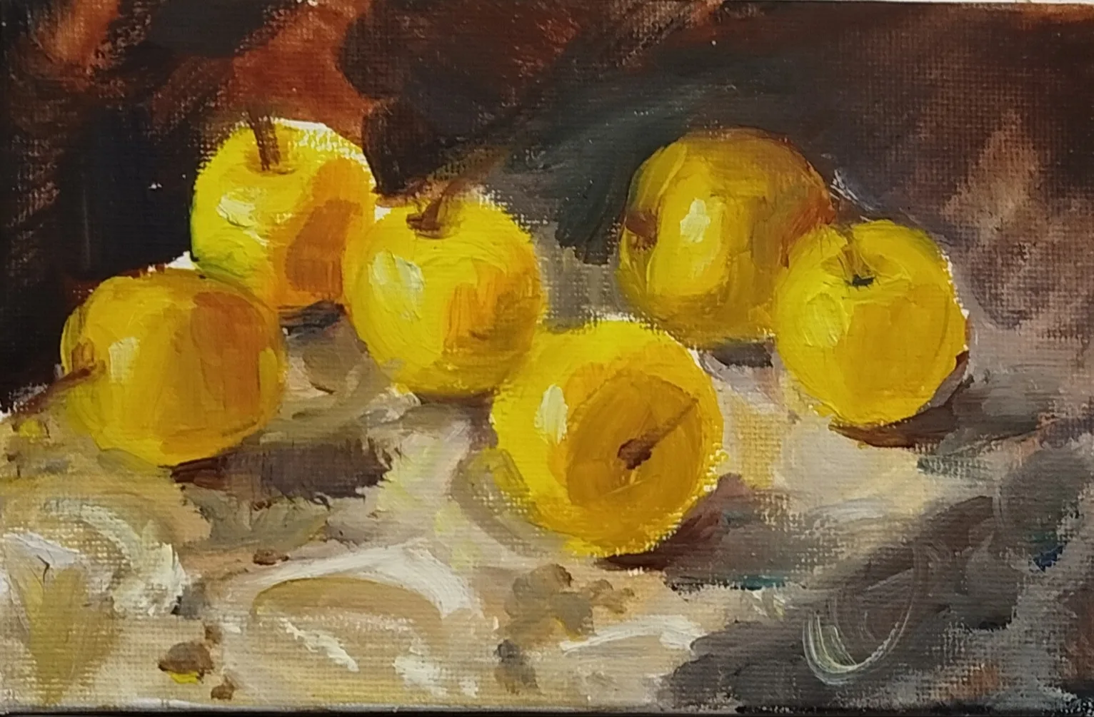 Жёлтые яблоки