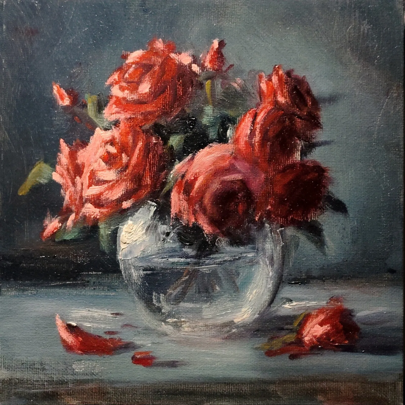 Картина «Розы» — Анастасия Воинская, Натюрморт, аукцион Artstore