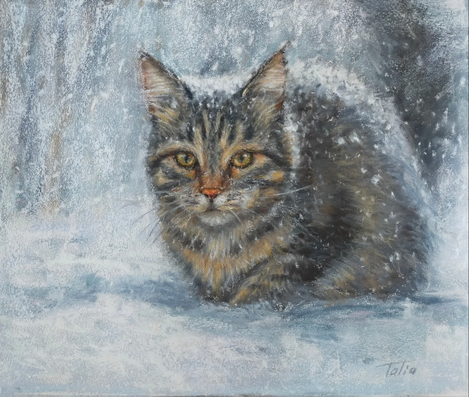 Картина «Февральский кот» — Наталья Шульпина, Анималистика, аукцион Artstore