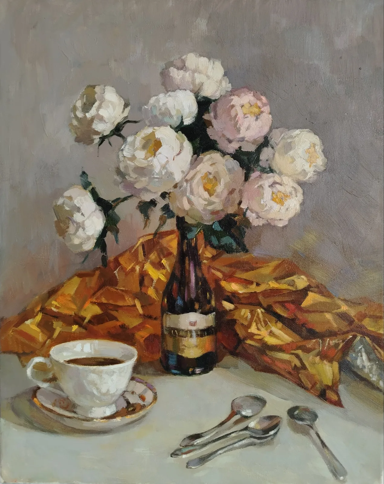 Картина «Натюрморт с ложками» — Юлия Барсова, Натюрморт, аукцион Artstore