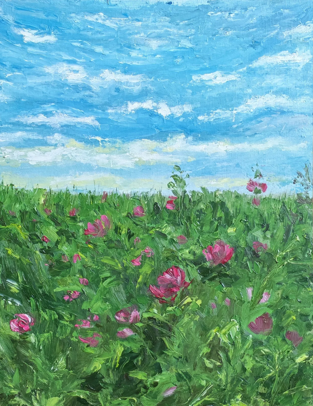 Картина «"Цветущий ковёр"» — Анастасия Карасева, Пейзаж, аукцион Artstore