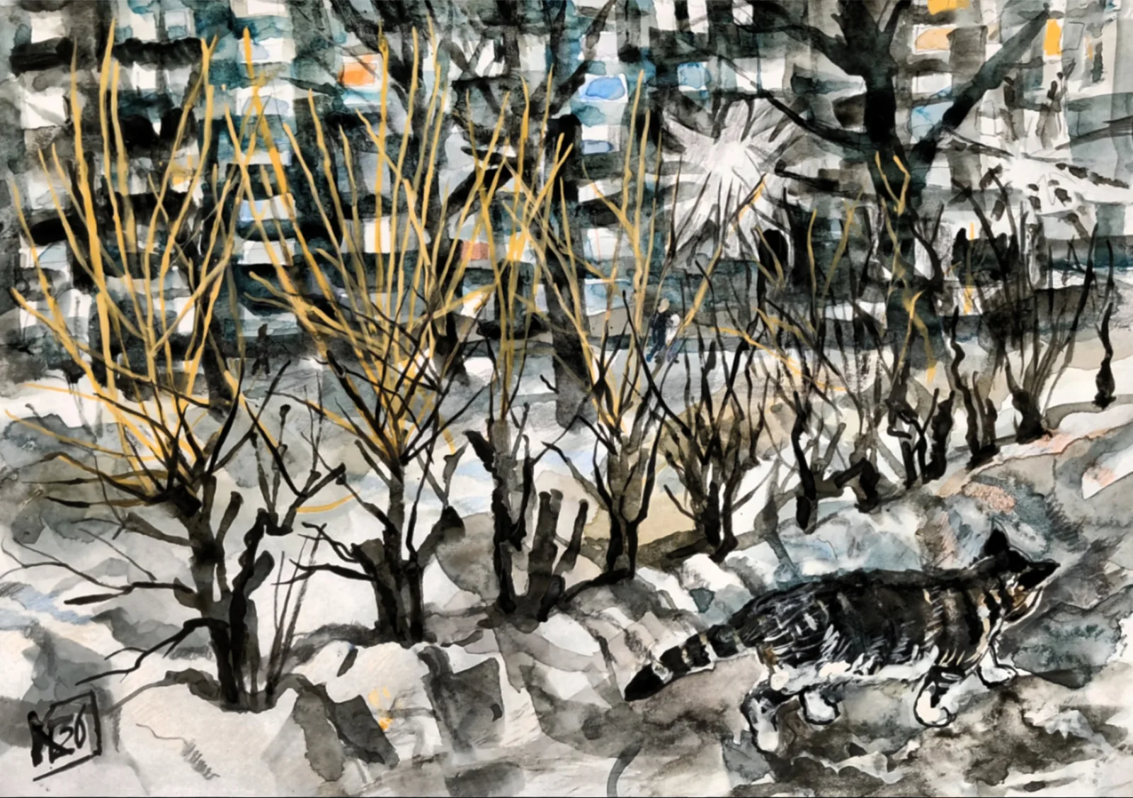 Картина «Март на дворе...» — Галина Кара, Жанровая живопись, аукцион Artstore