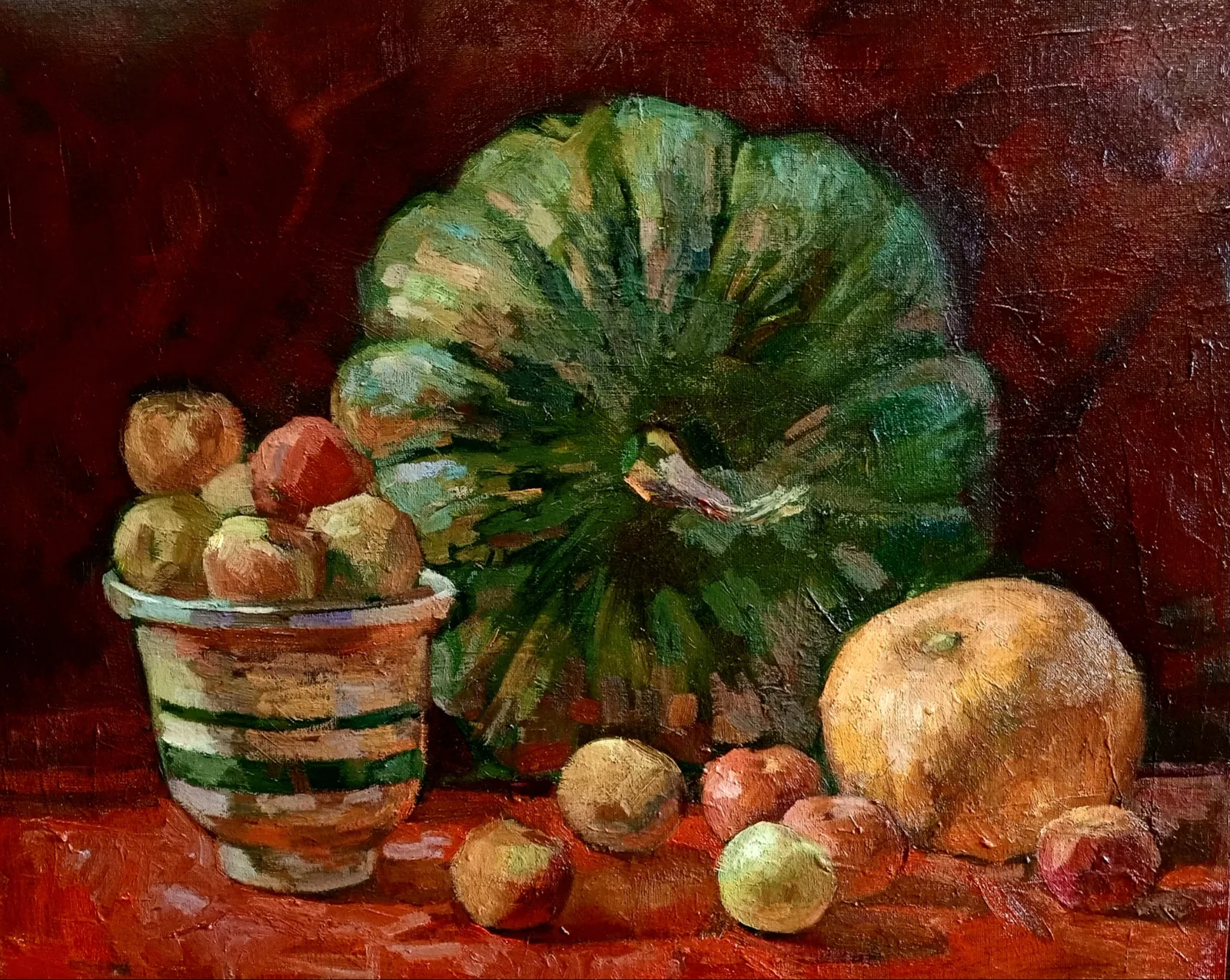 Картина «Натюрморт с тыквой» — Владимир Журавлев, Натюрморт, аукцион Artstore