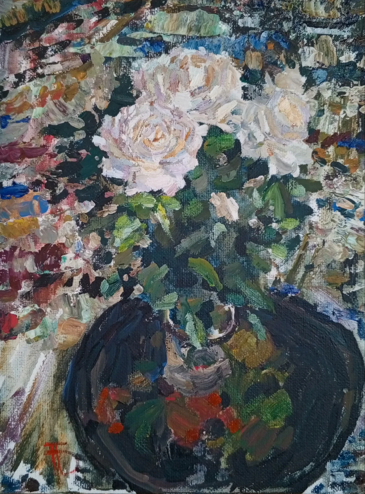 Картина «"Розы"» — Александр Бабичев, Натюрморт, аукцион Artstore