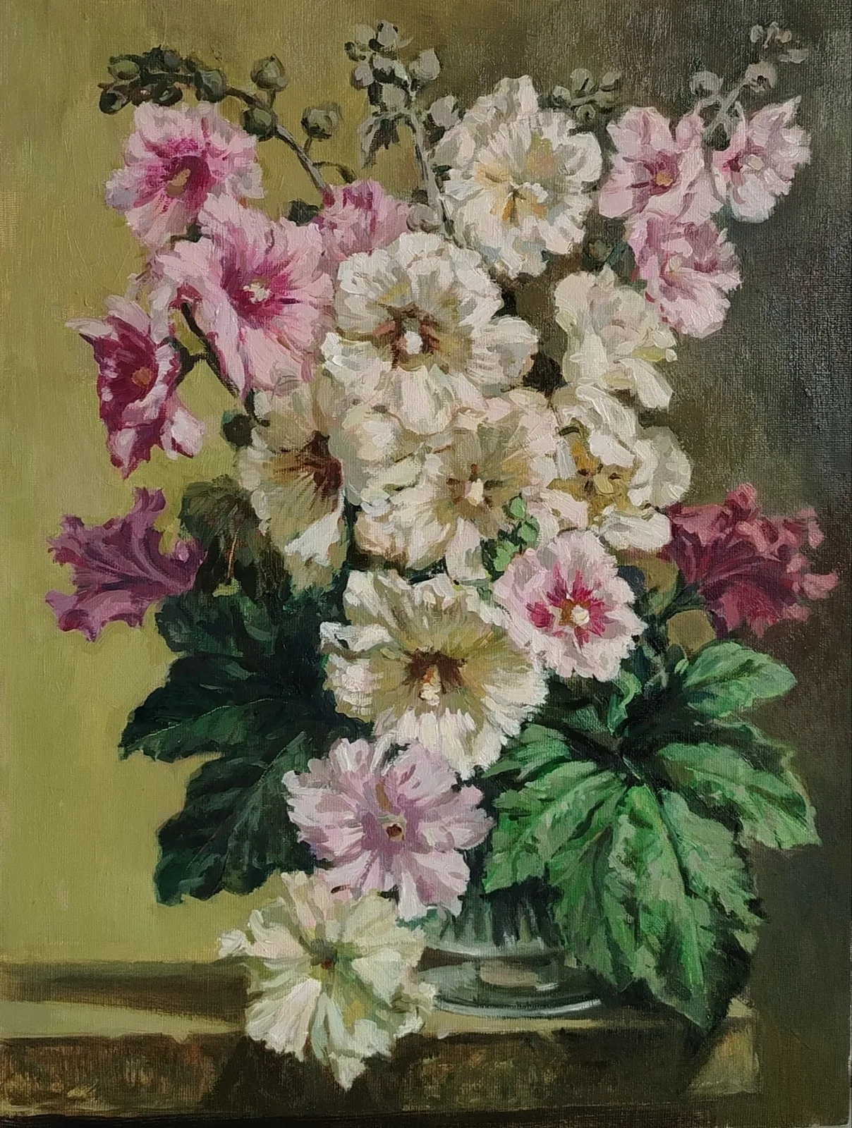 Картина «Цветы(по работе О. Беннетт)» — Юлия Барсова, Натюрморт, аукцион Artstore
