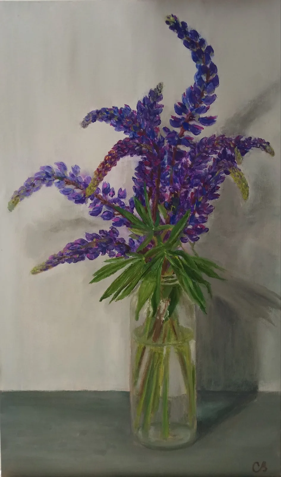 Картина «Люпины.» — Светлана Василенко, Натюрморт, аукцион Artstore