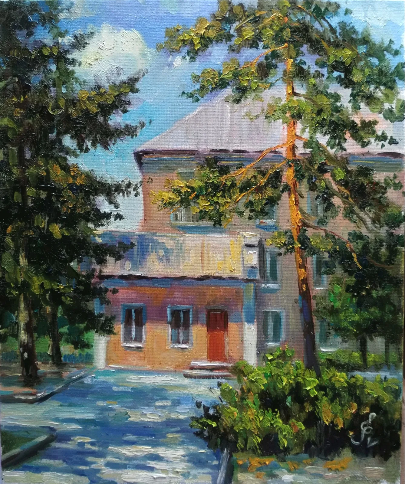 Картина «"Один день в августе"» — Елена Лаушкина, Пейзаж, аукцион Artstore