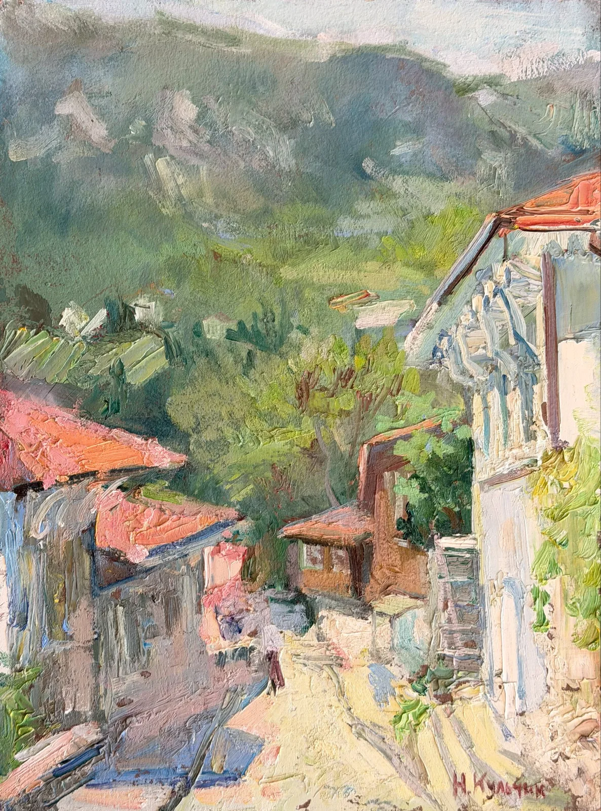 Картина «Скоро дождик» — Дмитрий Кульчик, Пейзаж, аукцион Artstore