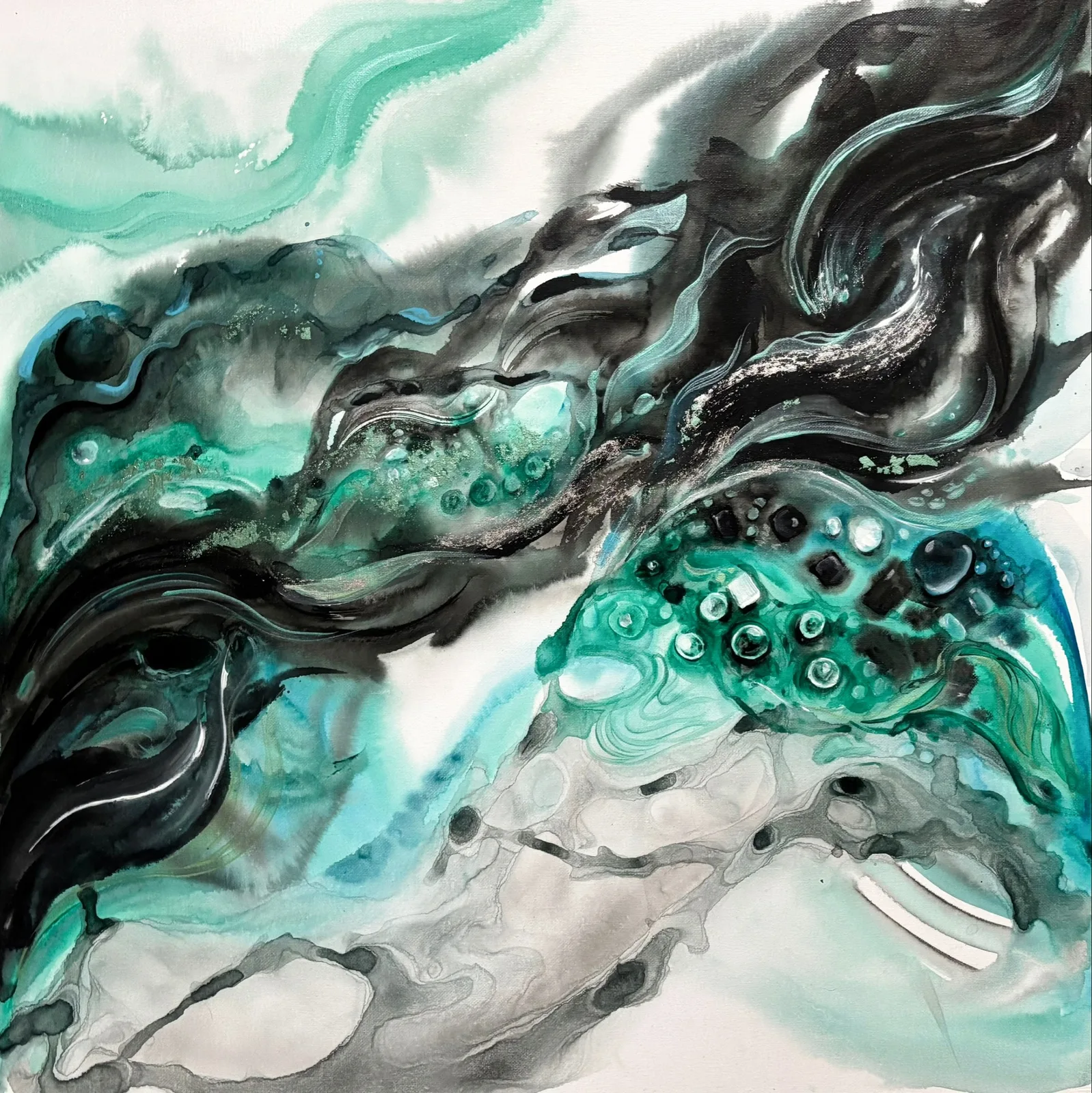 Картина «"Малахитовая шкатулка"» — Татьяна Устьянцева, Абстракция, аукцион Artstore