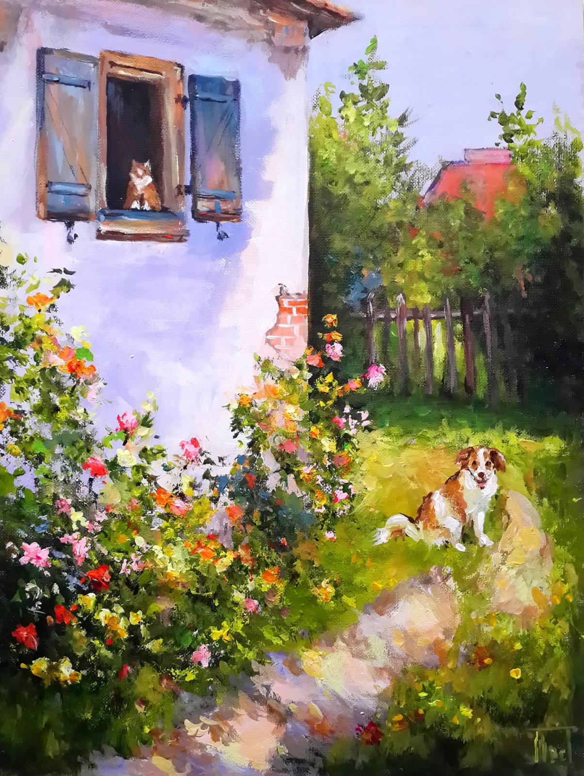 Картина «Друзья» — Мила Сладкова, Другое, аукцион Artstore