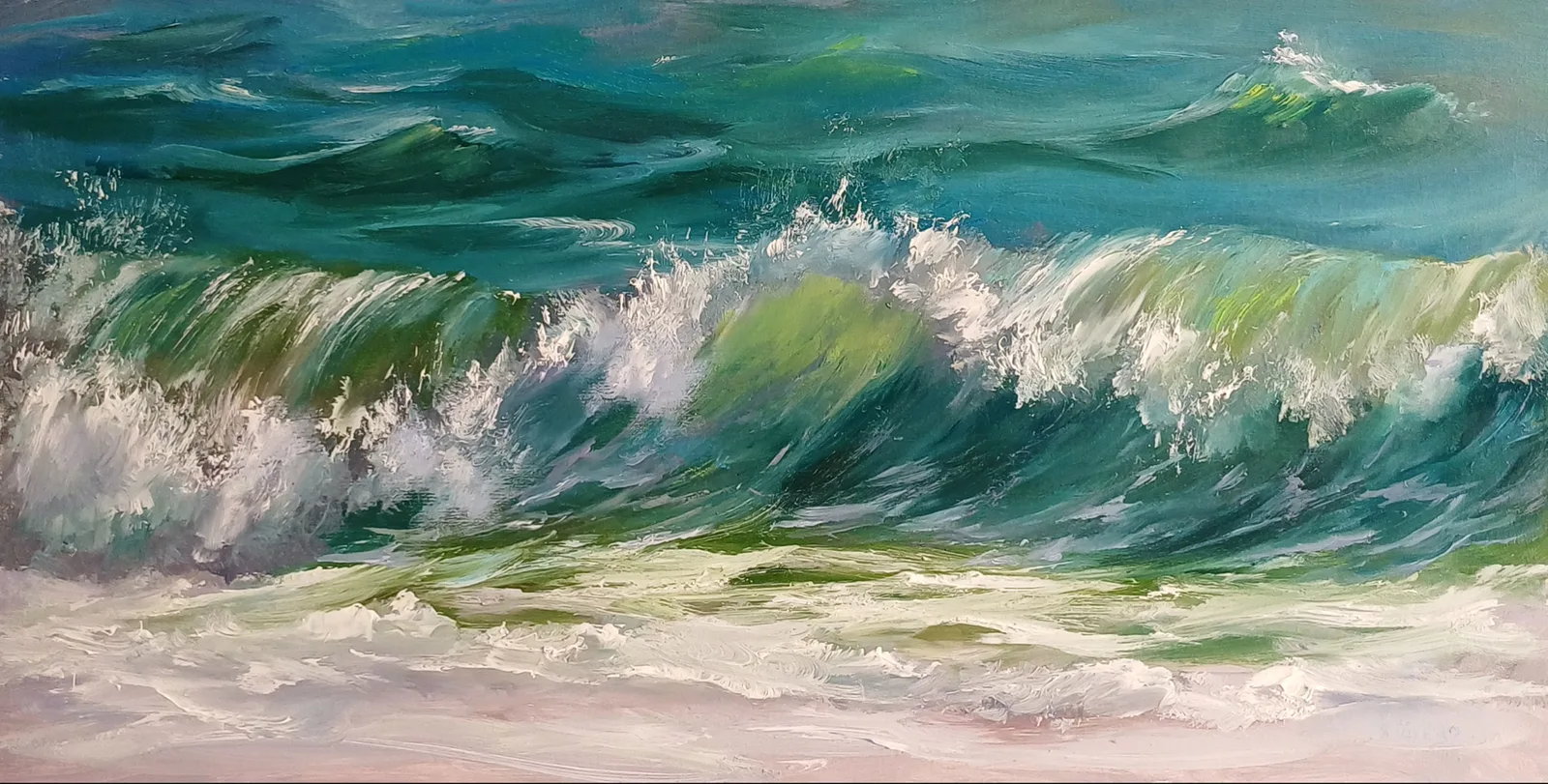 Картина «Морские волны» — Александра Иванова, Пейзаж, аукцион Artstore