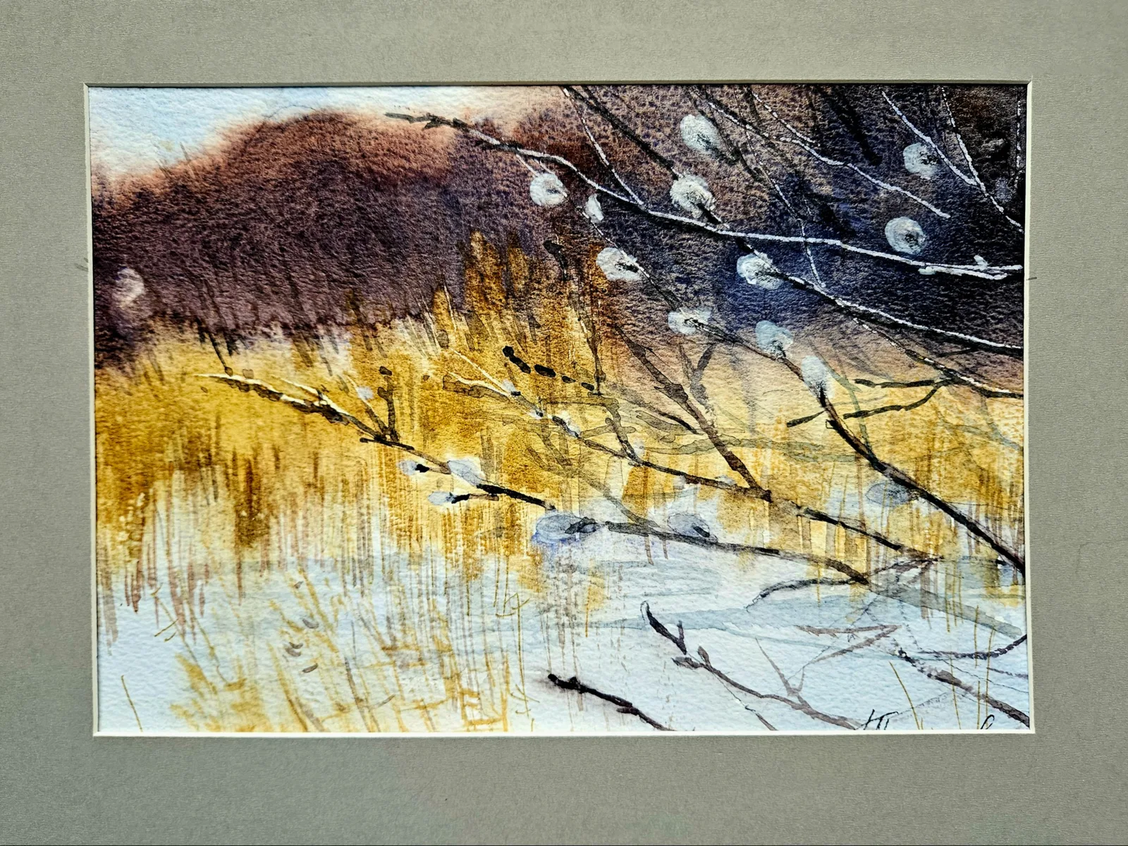 Картина «Весенний этюд» — Ксения Ползикова, Пейзаж, аукцион Artstore