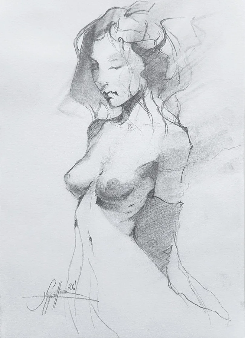 Картина «Пробуждение» — Юрий Худов, Ню, аукцион Artstore