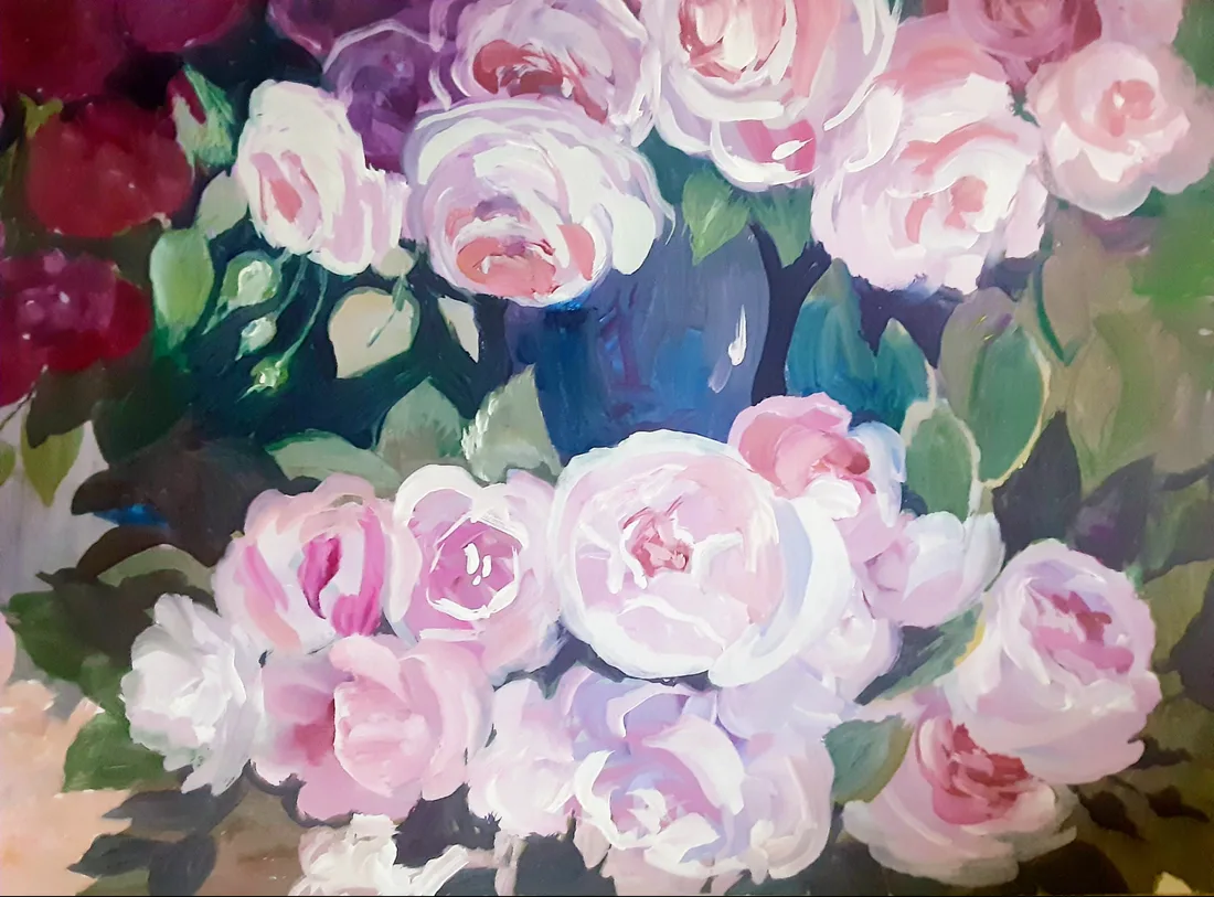 Картина «" Аромат роз"» — Надежда Соболева, Натюрморт, аукцион Artstore