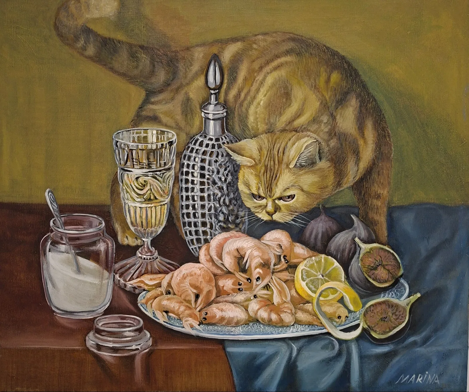 Кот рыжий.