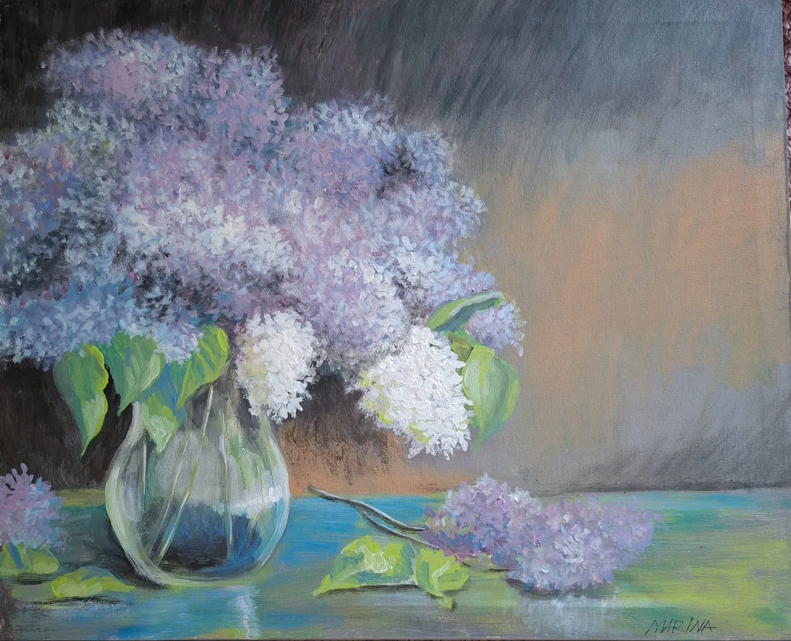 Картина «Сиреневый шлейф.» — Марина Зыкова, Натюрморт, аукцион Artstore