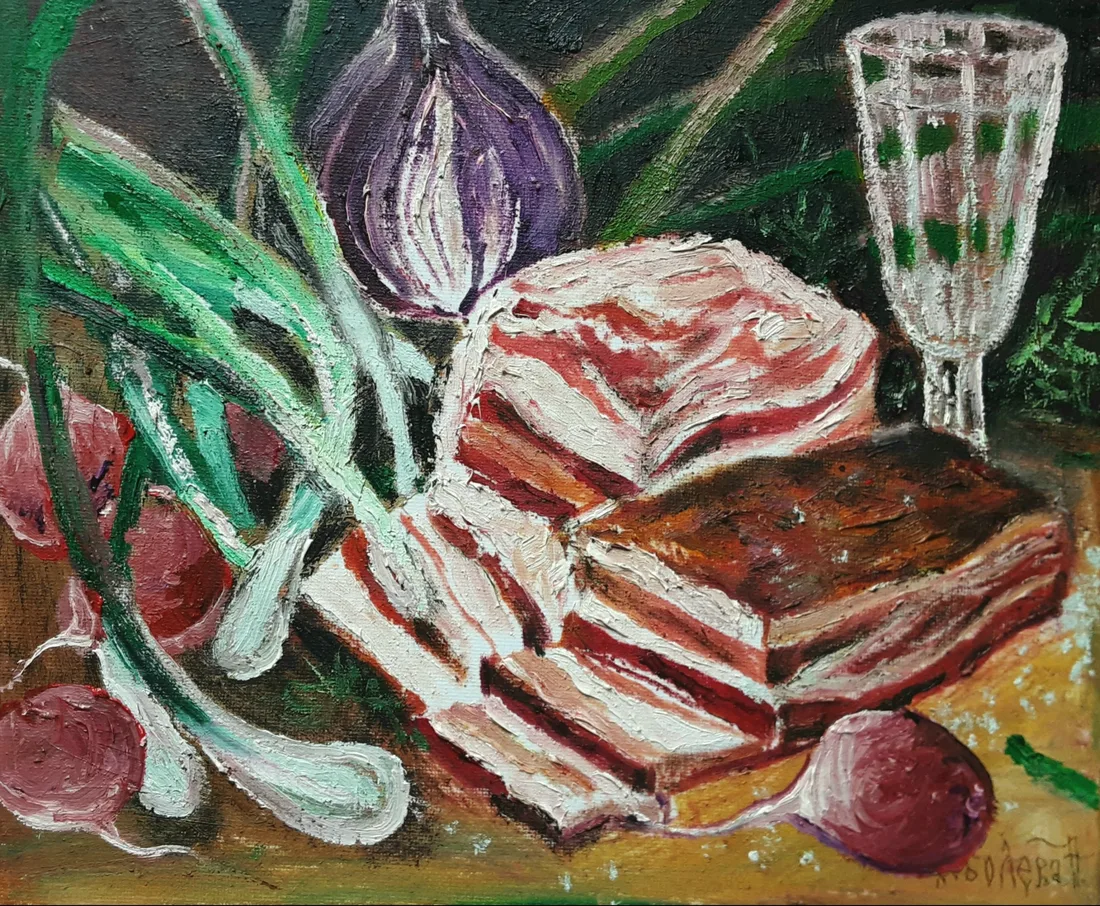 Картина «" Закусим ?"» — Надежда Соболева, Натюрморт, аукцион Artstore