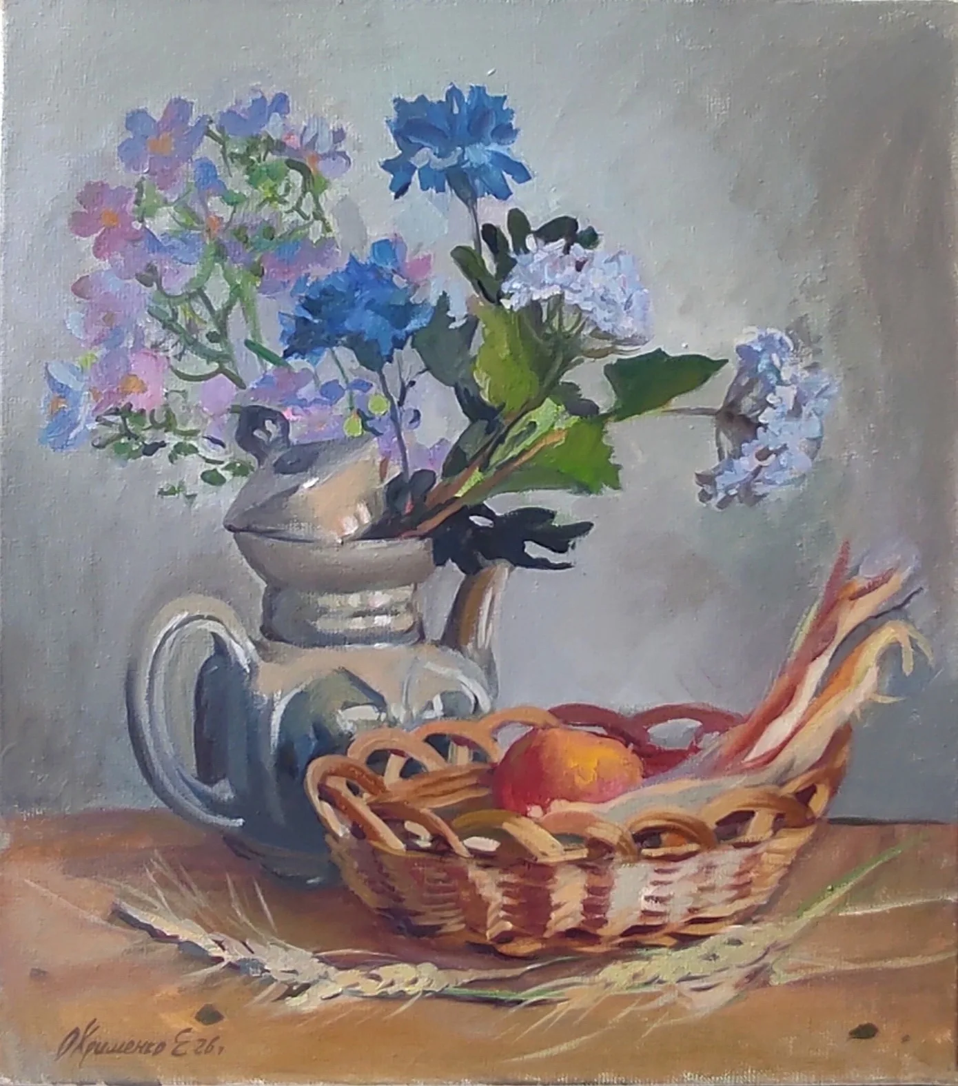 В голубом чайнике