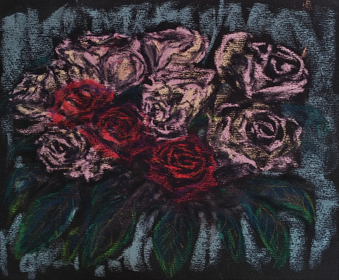 Картина «Букет роз» — Анастасия Карасева, Натюрморт, аукцион Artstore