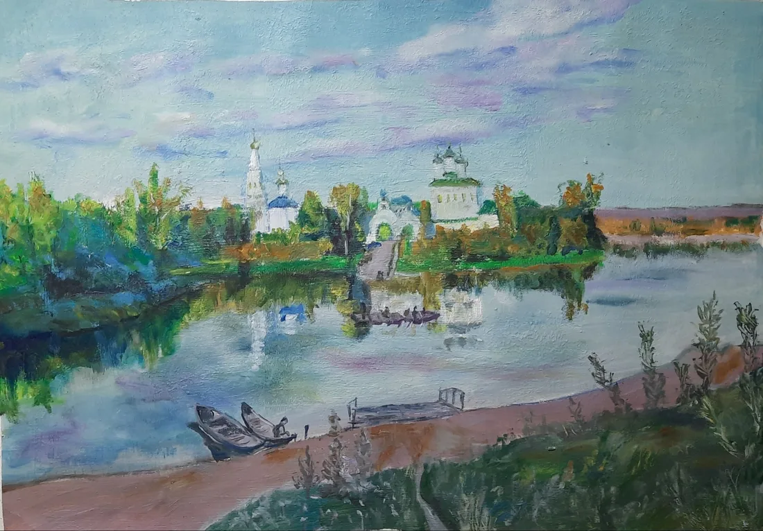 Картина «По мотивам» — Светлана Хорват, Городской пейзаж, аукцион Artstore