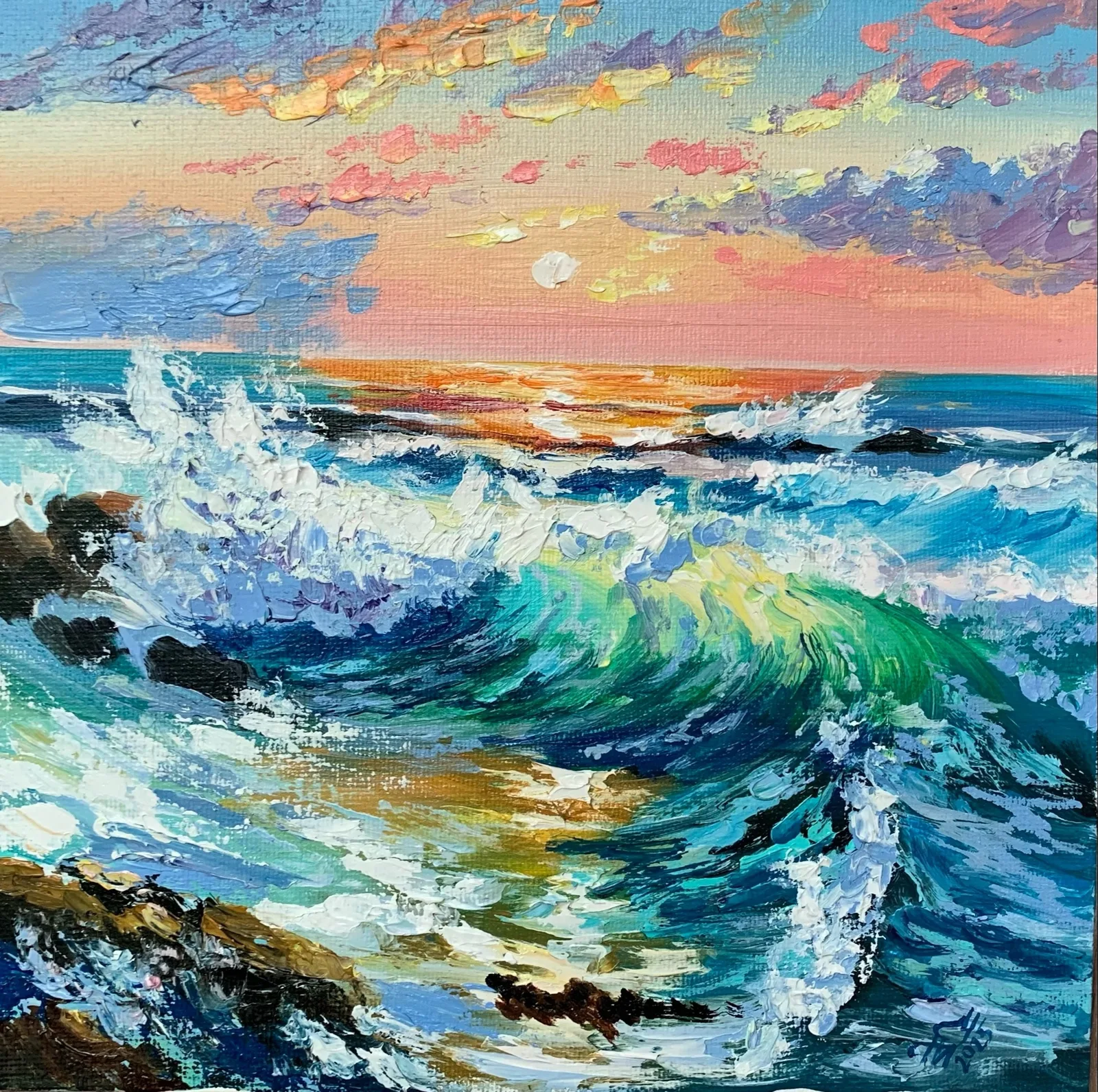 Картина «Морской пейзаж» — Татьяна Устьянцева, Пейзаж, аукцион Artstore