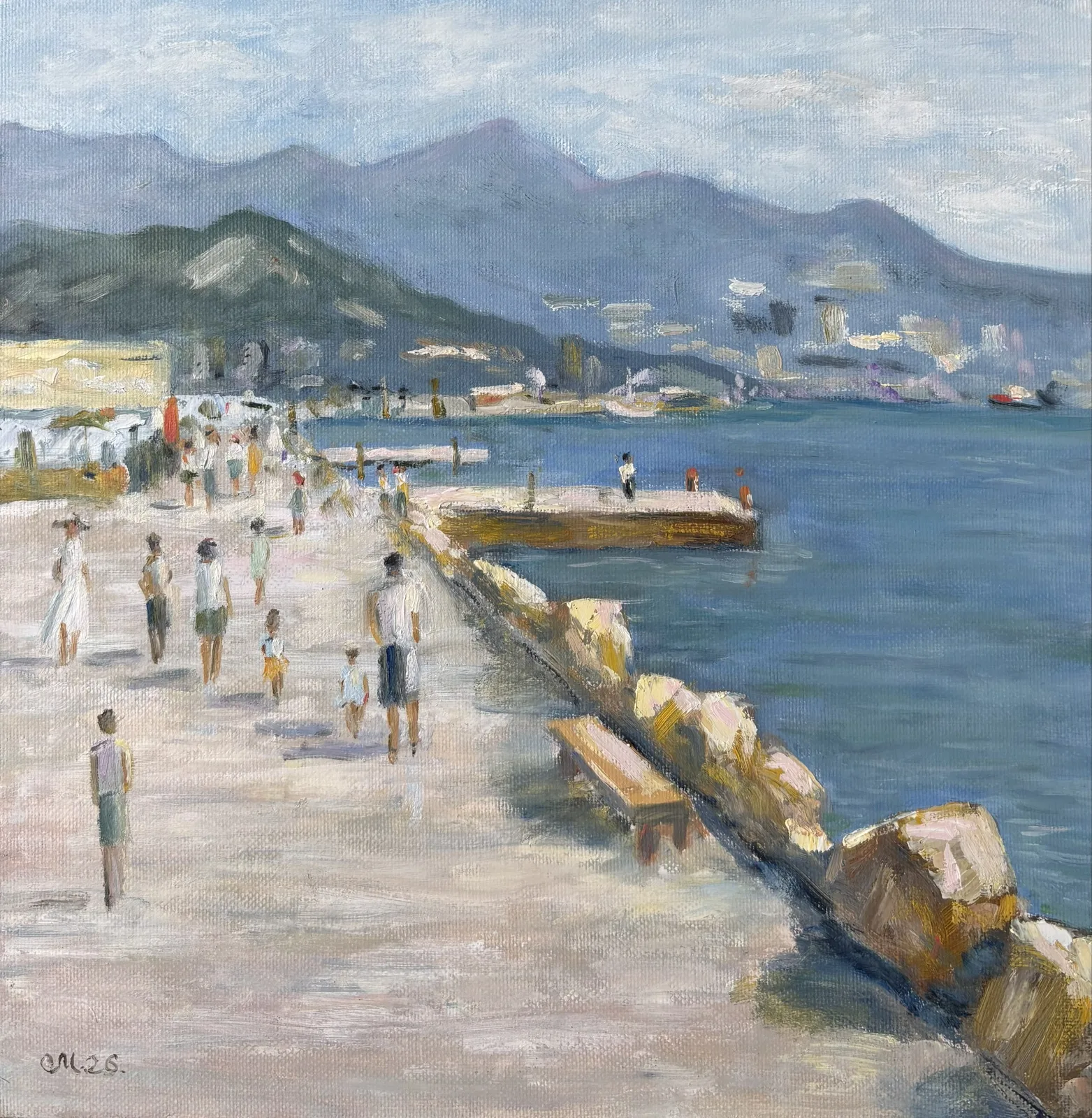 Картина «"Лето на море"» — Марина Сметанина, Городской пейзаж, аукцион Artstore