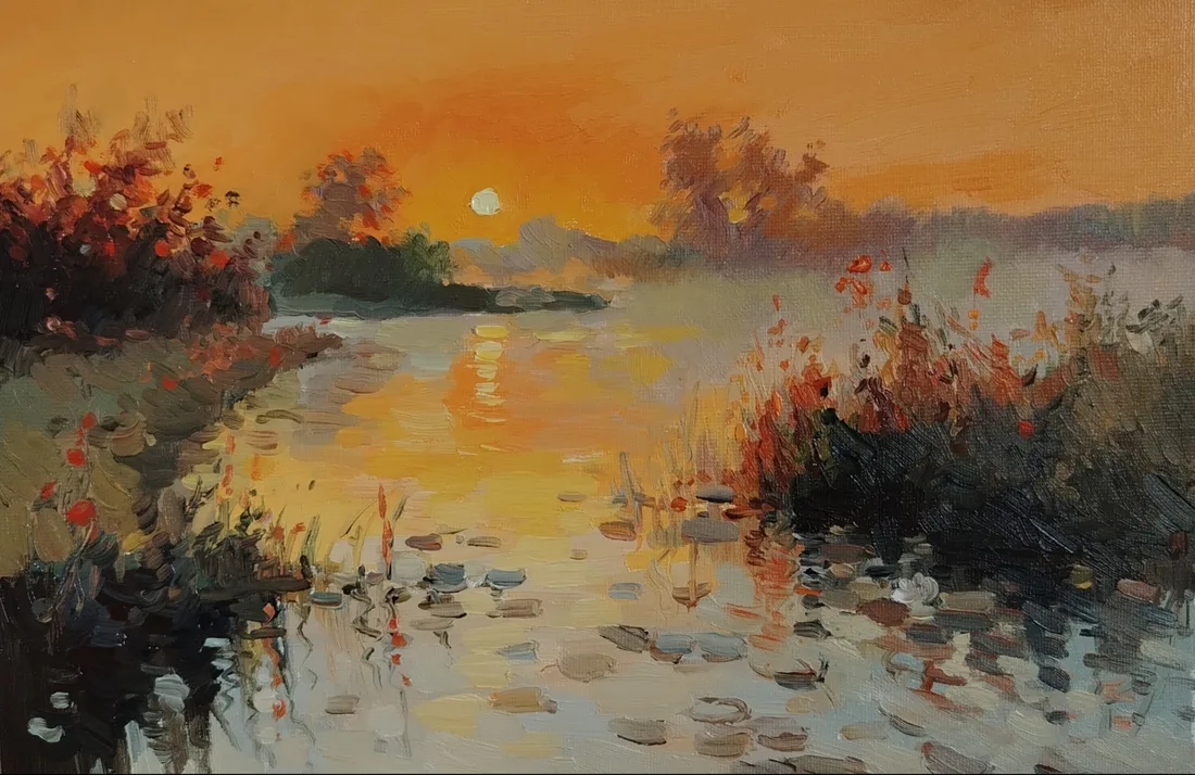 Картина «Пейзаж(референс)» — Юлия Барсова, Пейзаж, аукцион Artstore