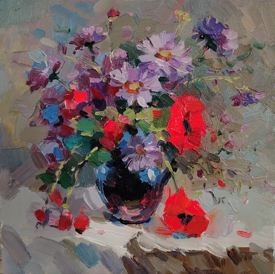 Картина «Букетик(референс)» — Юлия Барсова, Натюрморт, аукцион Artstore
