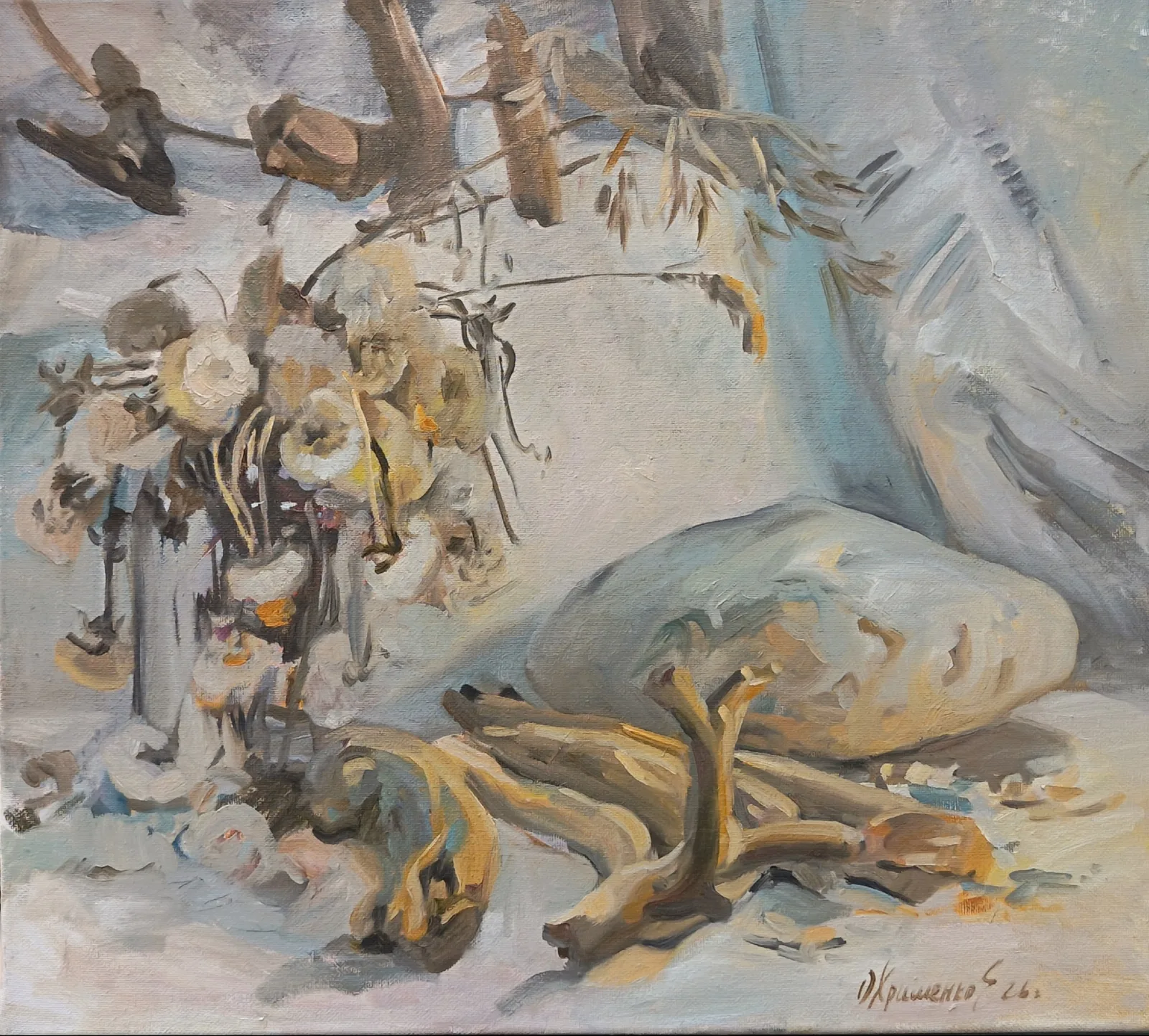 Картина «Тёплый камень» — Екатерина Охрименко, Натюрморт, аукцион Artstore